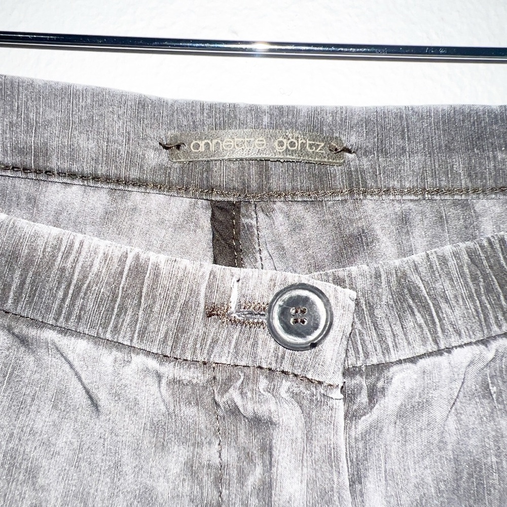 Annette Goertz light weight linen blend gray dress pants - Picture 5 of 12